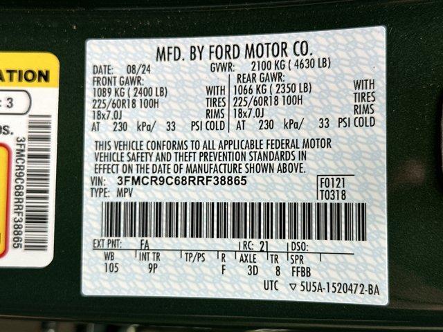 used 2024 Ford Bronco Sport car, priced at $30,982