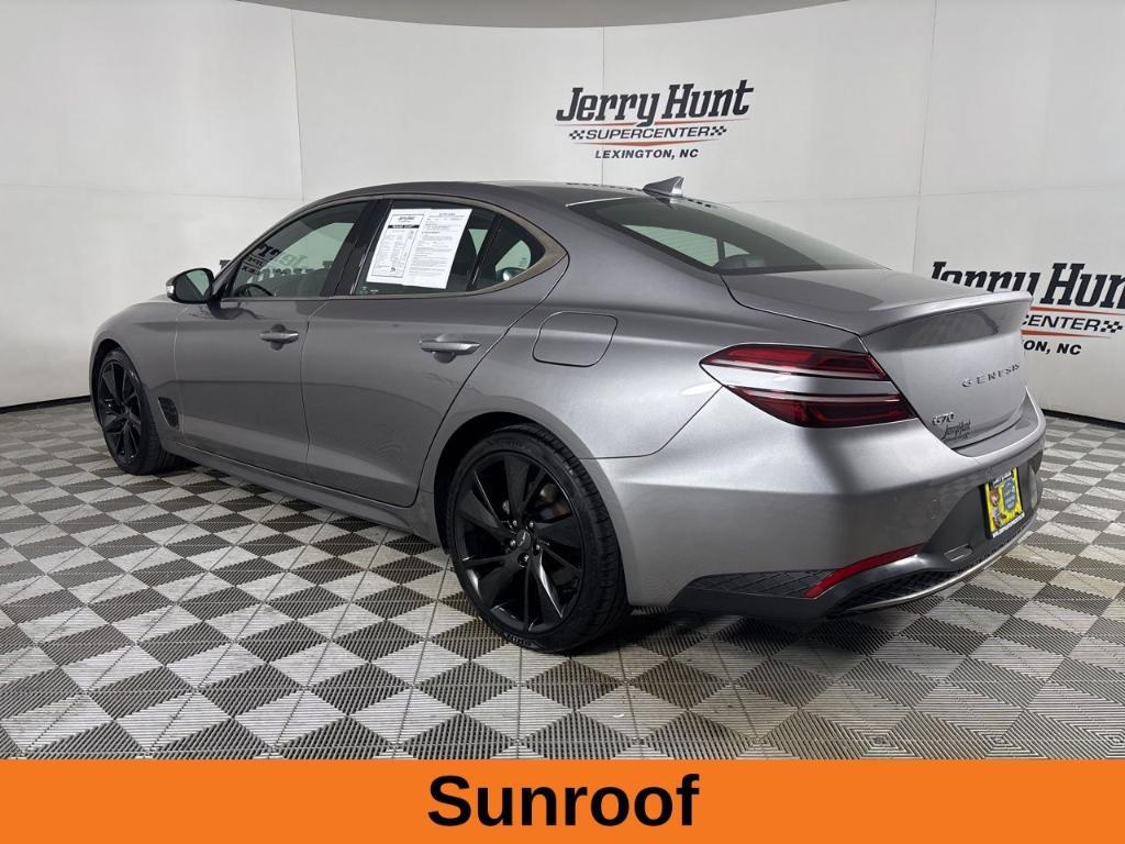 used 2023 Genesis G70 car, priced at $28,500