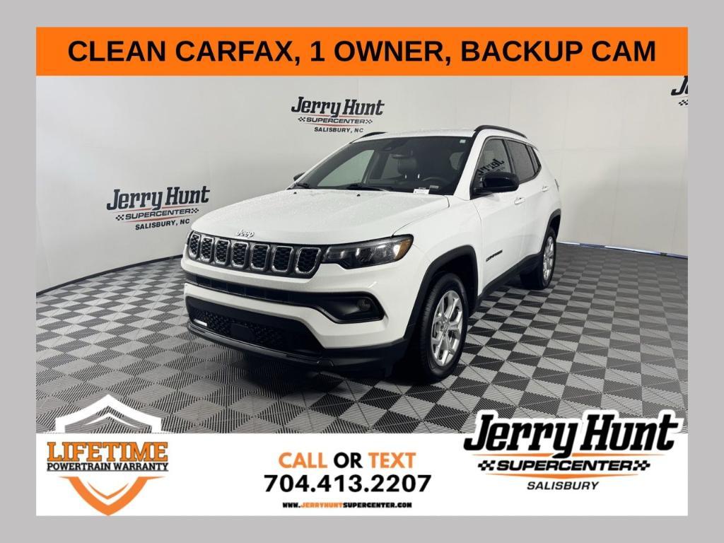 used 2024 Jeep Compass car, priced at $18,300