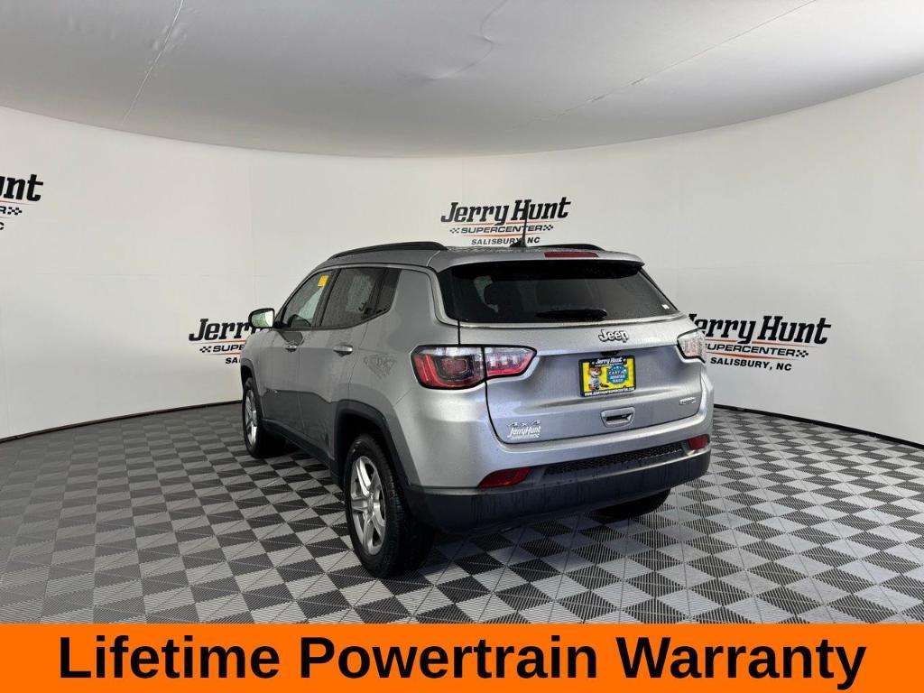 used 2024 Jeep Compass car, priced at $18,300