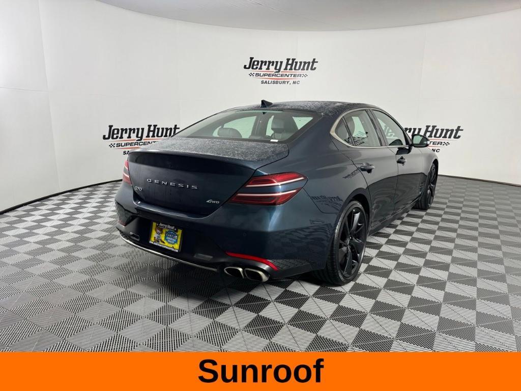used 2023 Genesis G70 car, priced at $28,485