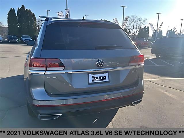 used 2021 Volkswagen Atlas car, priced at $21,495