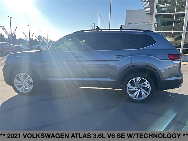 used 2021 Volkswagen Atlas car, priced at $21,495