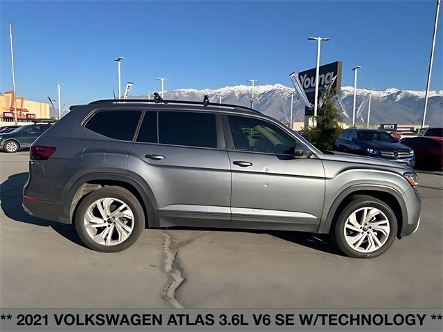 used 2021 Volkswagen Atlas car, priced at $21,495