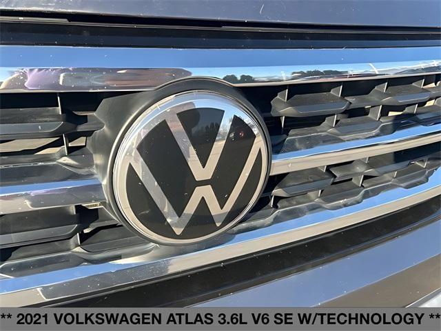 used 2021 Volkswagen Atlas car, priced at $21,495