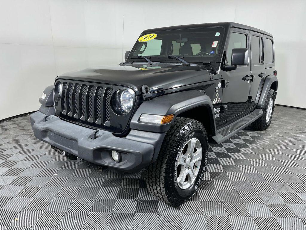 used 2020 Jeep Wrangler Unlimited car, priced at $22,499