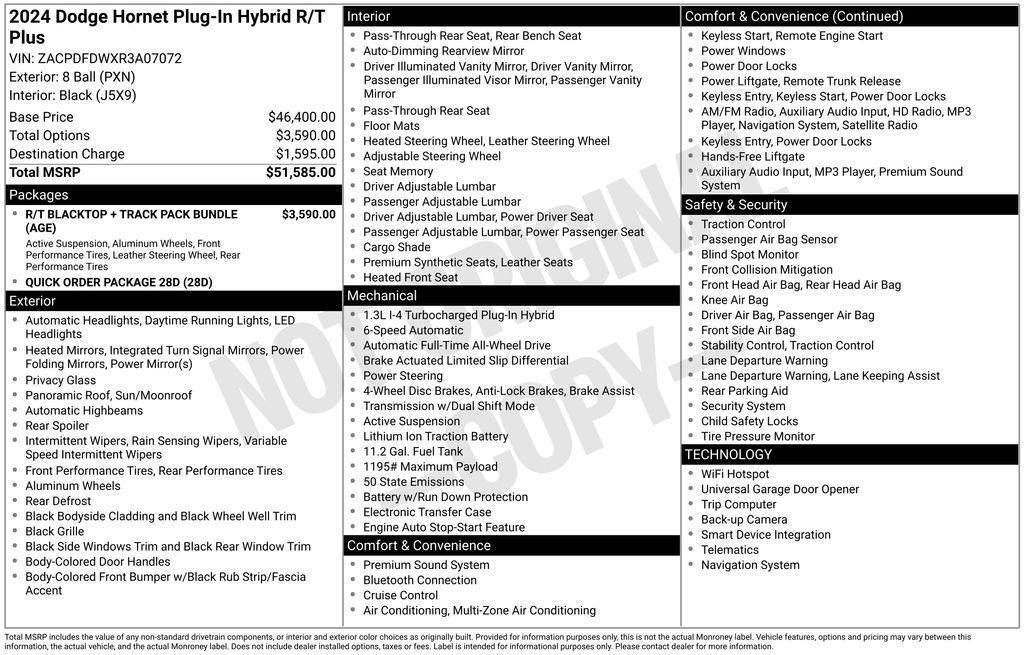 used 2024 Dodge Hornet car, priced at $20,499