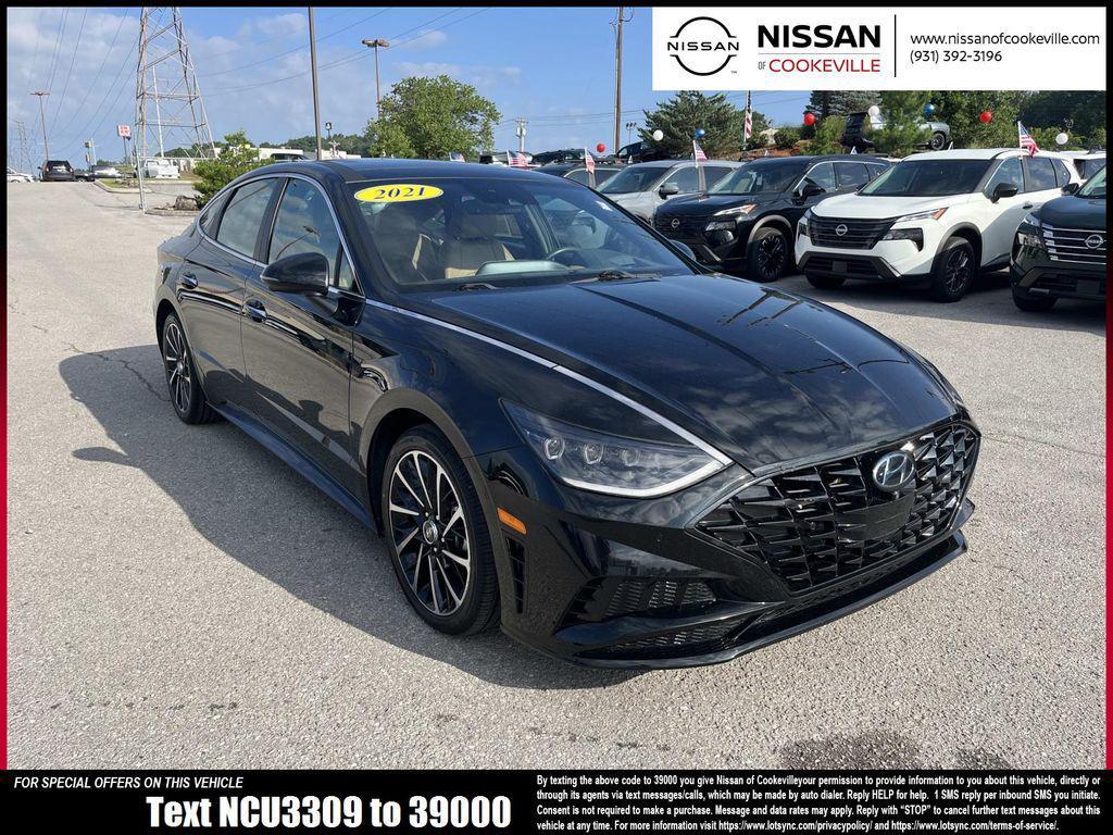 used 2021 Hyundai Sonata car, priced at $18,988