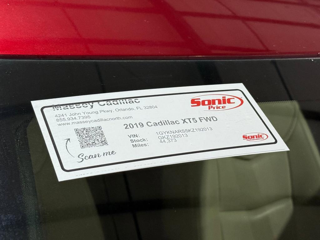 used 2019 Cadillac XT5 car, priced at $18,998