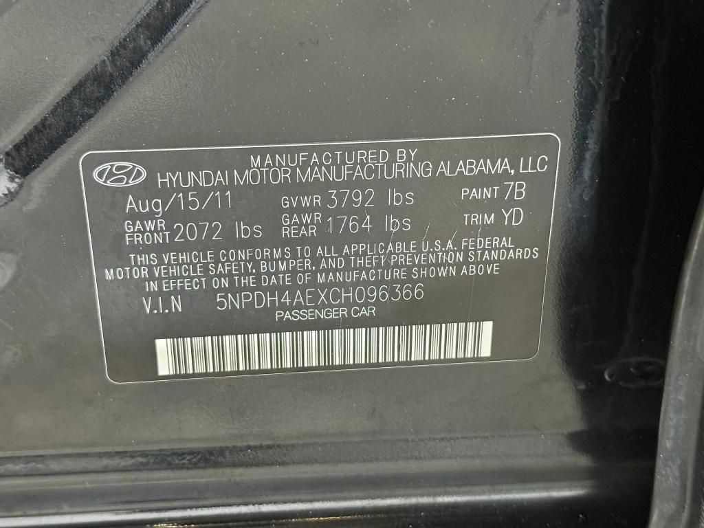 used 2012 Hyundai Elantra car, priced at $4,999