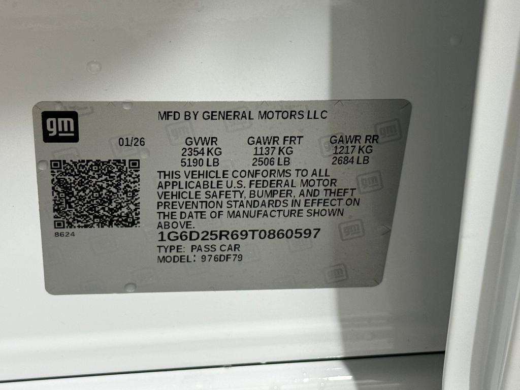 new 2026 Cadillac CT5-V car, priced at $124,001