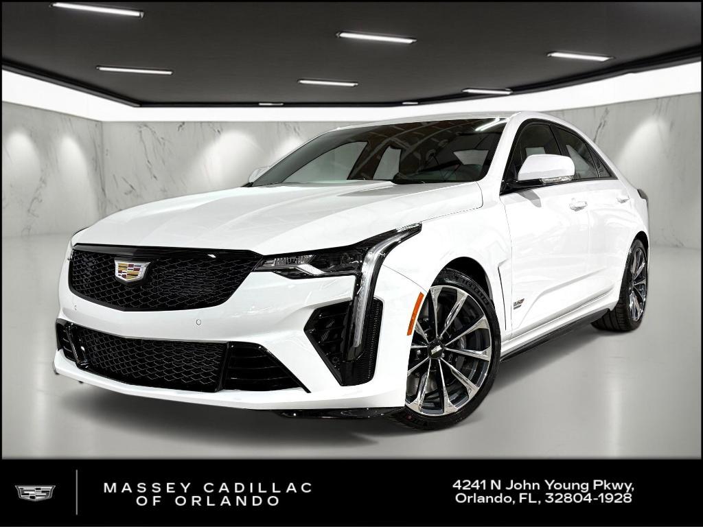 new 2026 Cadillac CT4-V car, priced at $68,791