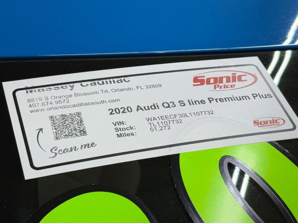 used 2020 Audi Q3 car, priced at $19,498