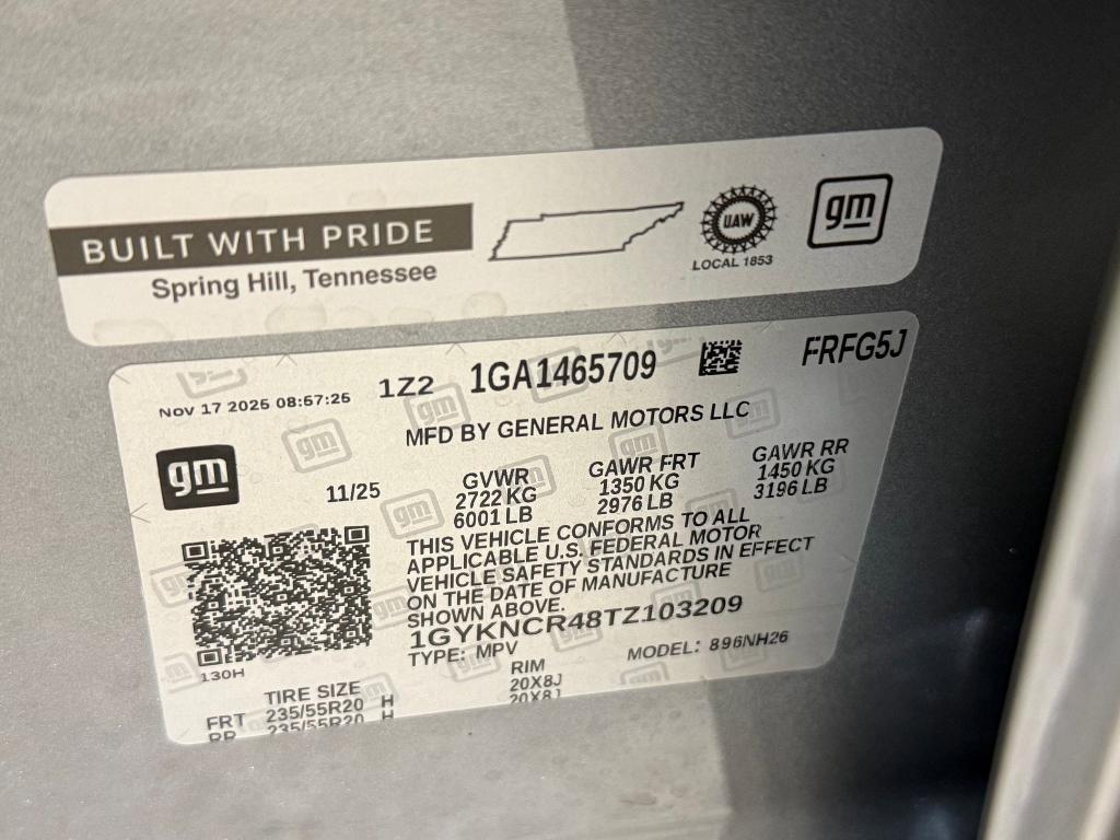 new 2026 Cadillac XT5 car, priced at $47,392