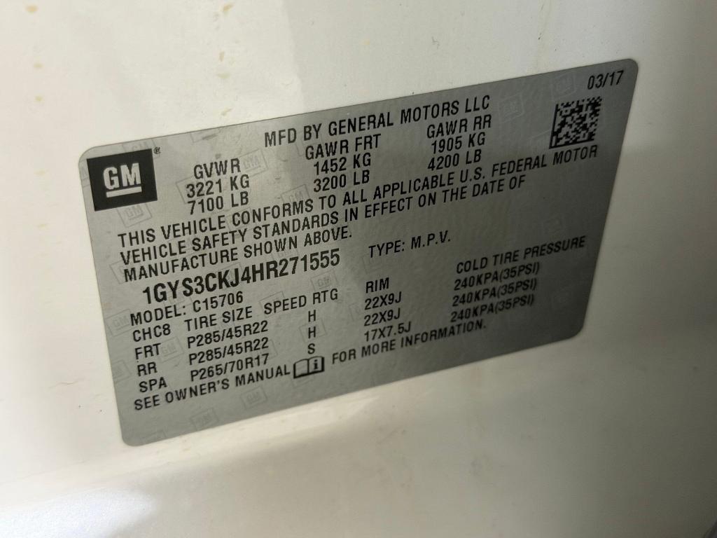 used 2017 Cadillac Escalade car, priced at $25,999