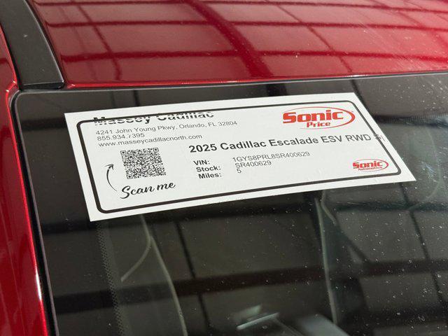 new 2025 Cadillac Escalade ESV car, priced at $116,821