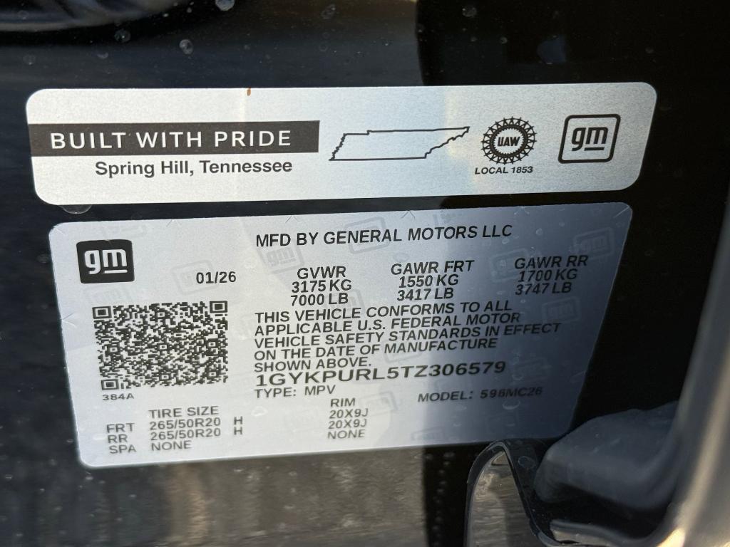 new 2026 Cadillac LYRIQ car, priced at $67,411