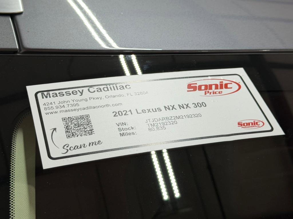used 2021 Lexus NX 300 car, priced at $24,996