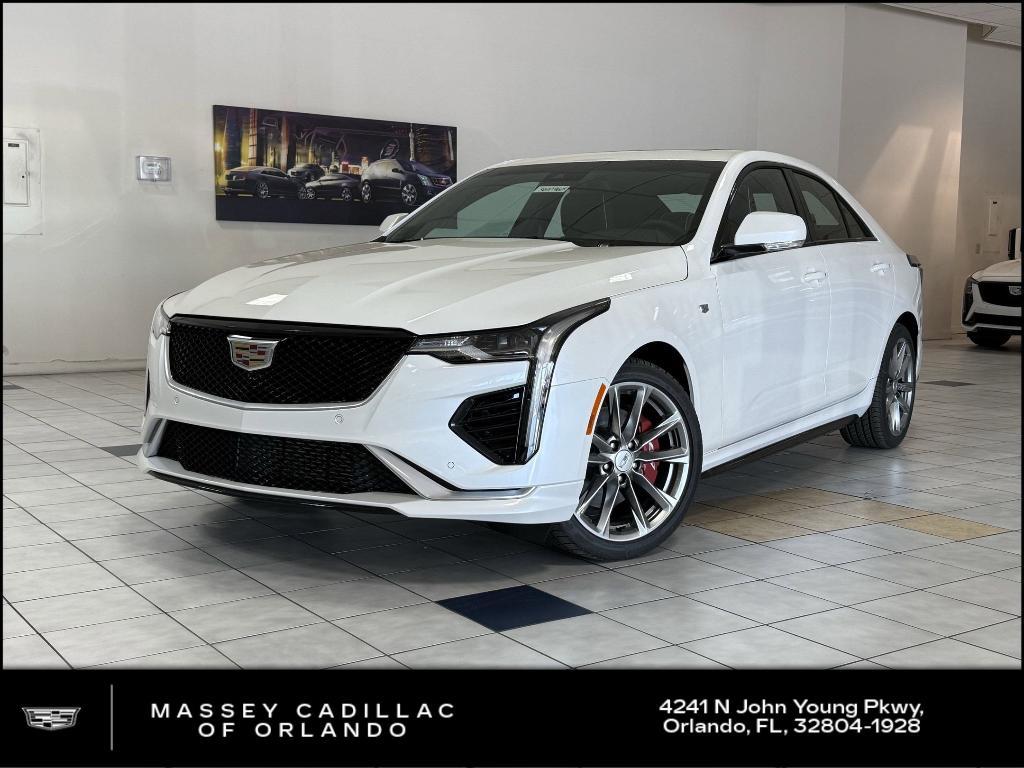 new 2025 Cadillac CT4 car, priced at $46,464