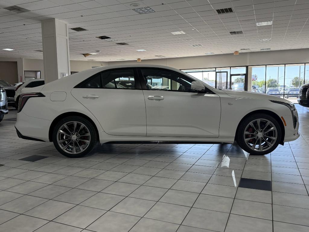 new 2025 Cadillac CT4 car, priced at $46,464
