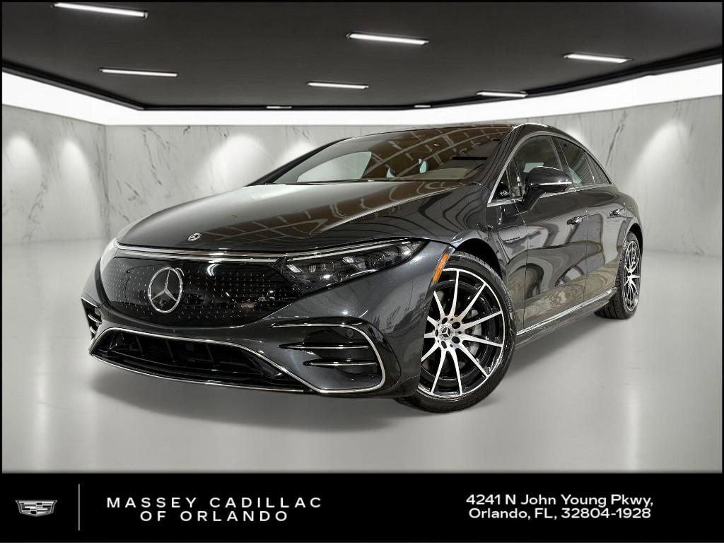 used 2023 Mercedes-Benz EQS 580 car, priced at $56,498