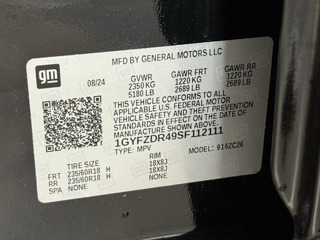 new 2025 Cadillac XT4 car, priced at $44,083