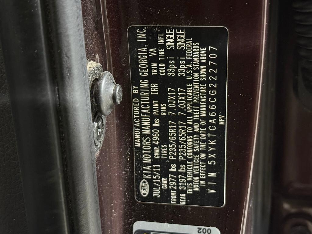 used 2012 Kia Sorento car, priced at $4,397