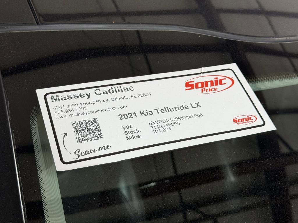 used 2021 Kia Telluride car, priced at $17,999
