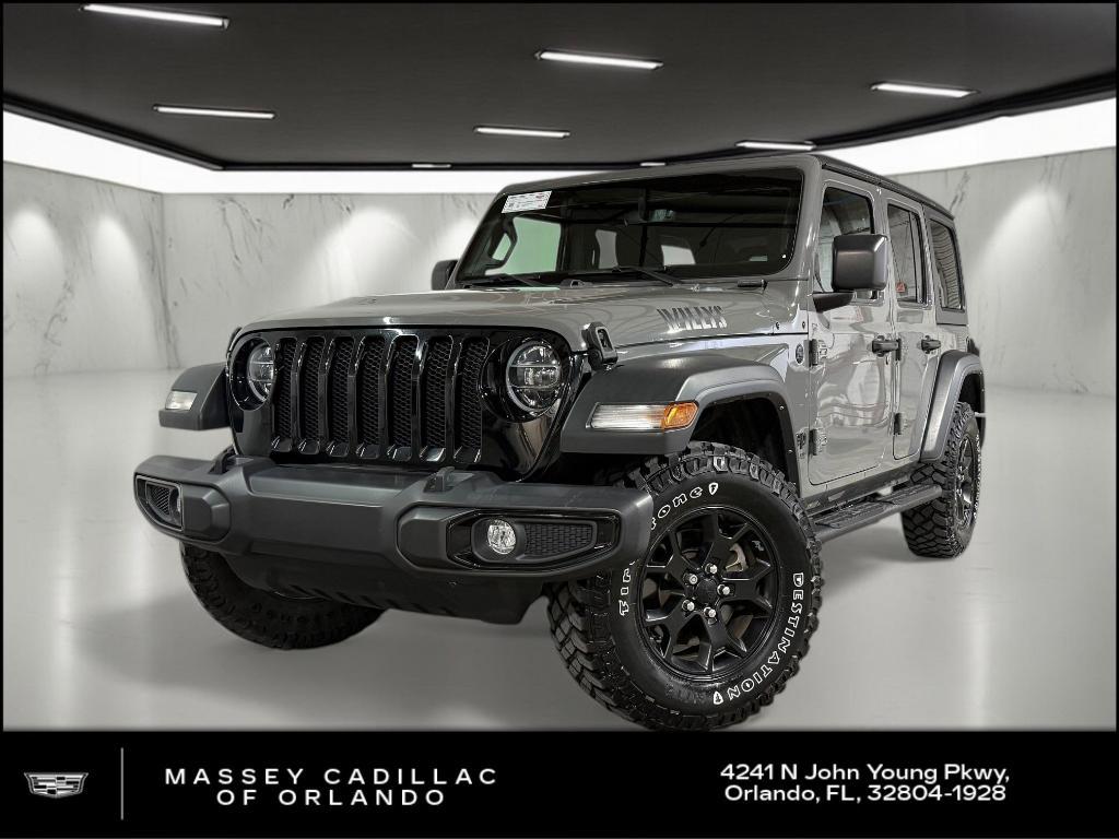 used 2021 Jeep Wrangler car, priced at $22,497