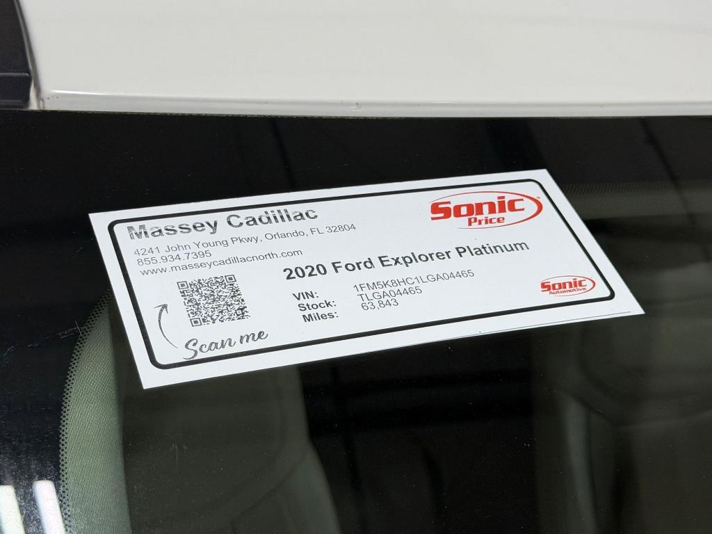 used 2020 Ford Explorer car, priced at $27,999