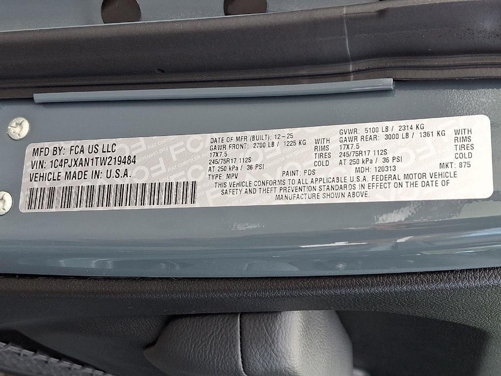 new 2026 Jeep Wrangler car, priced at $45,490