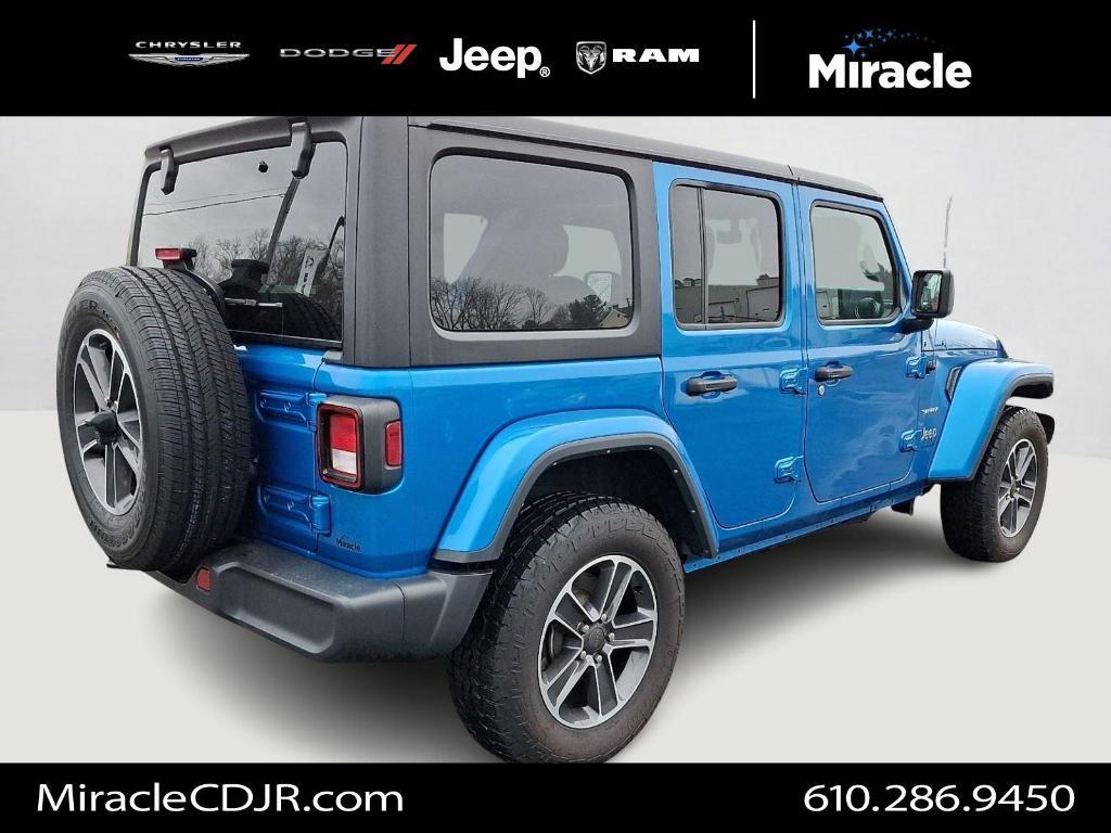 used 2023 Jeep Wrangler car, priced at $29,500