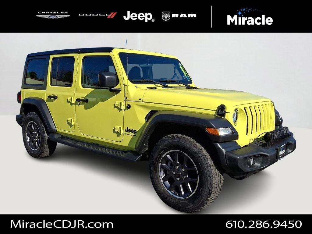 used 2023 Jeep Wrangler car, priced at $29,500