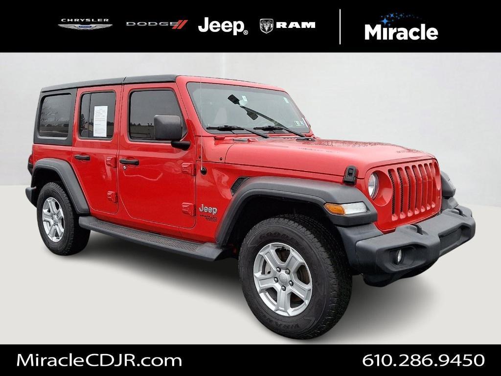 used 2019 Jeep Wrangler Unlimited car, priced at $23,250