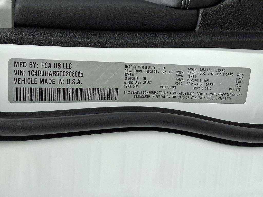 new 2026 Jeep Grand Cherokee car, priced at $47,343