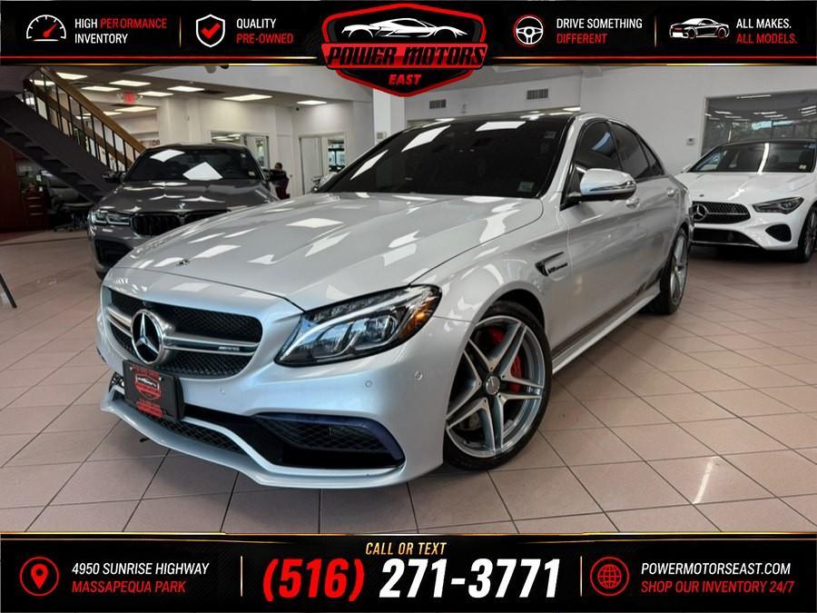 used 2018 Mercedes-Benz AMG C 63 car, priced at $53,300