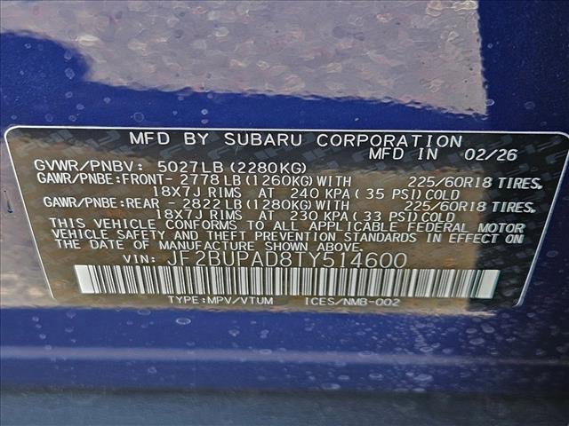 new 2026 Subaru Outback car, priced at $37,069