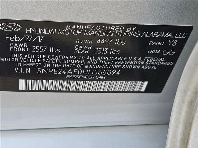 used 2017 Hyundai Sonata car, priced at $8,711