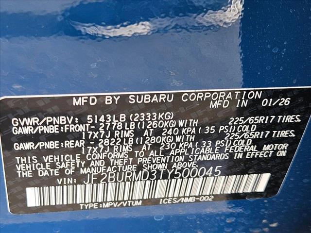 new 2026 Subaru Outback car, priced at $48,577