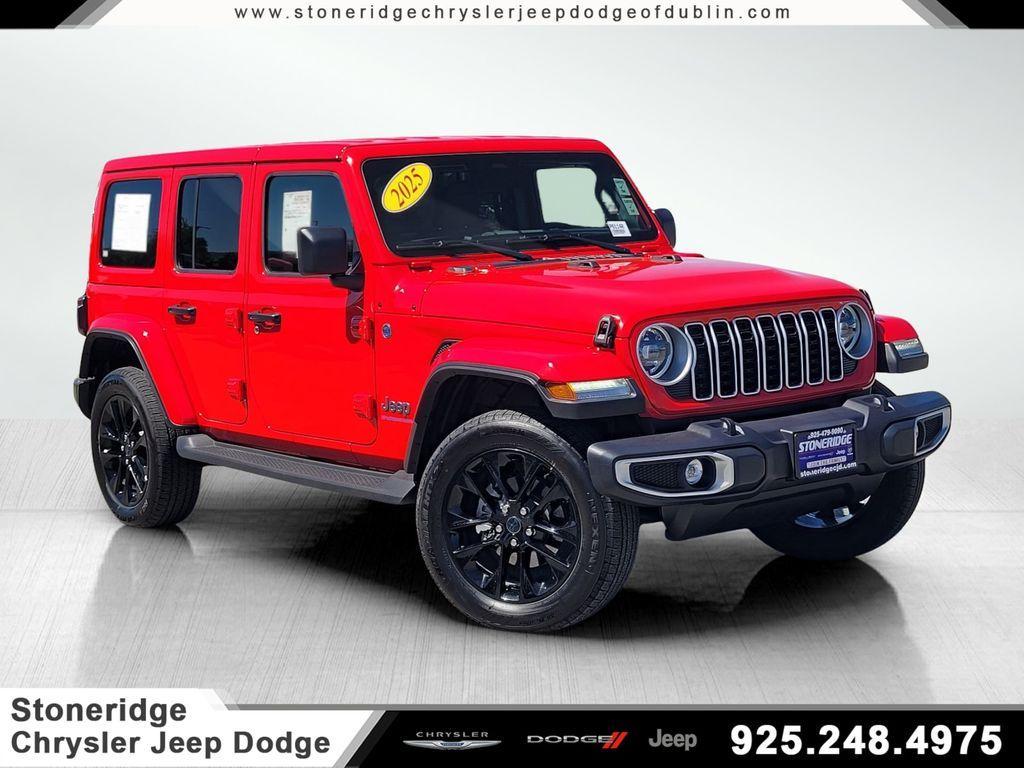 used 2025 Jeep Wrangler 4xe car, priced at $34,684