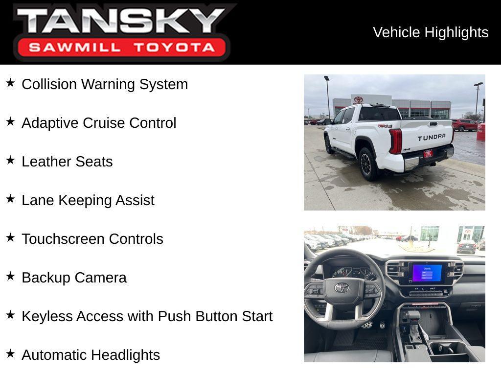 new 2026 Toyota Tundra car, priced at $54,038