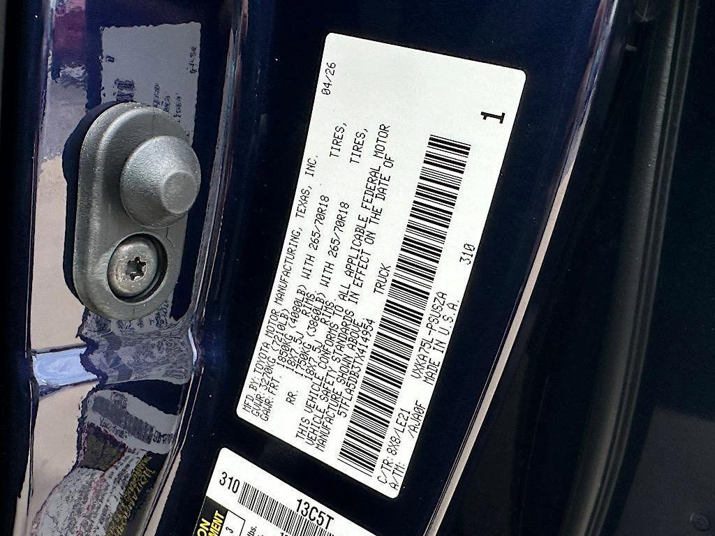 new 2026 Toyota Tundra car, priced at $54,917