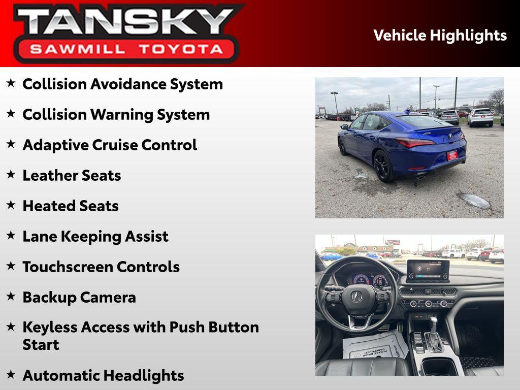 used 2023 Acura Integra car, priced at $24,258