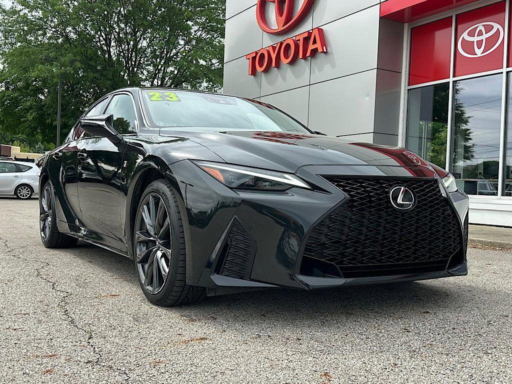 used 2023 Lexus IS 350 car, priced at $43,308