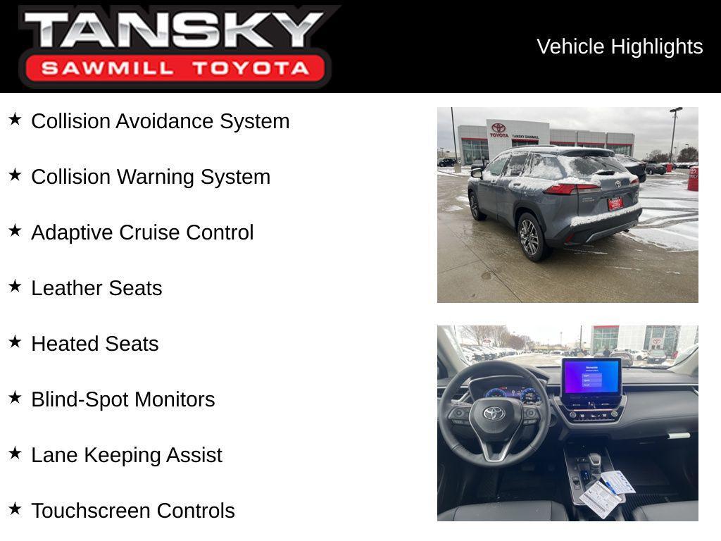 new 2026 Toyota Corolla Cross car, priced at $32,738