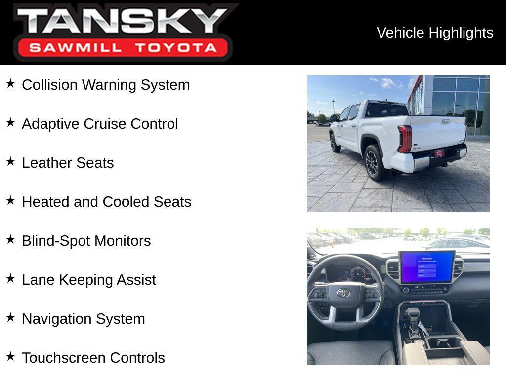 new 2025 Toyota Tundra Hybrid car, priced at $61,829