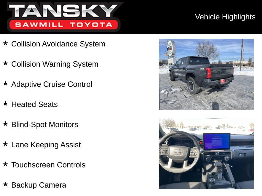 new 2026 Toyota Tacoma car, priced at $44,910