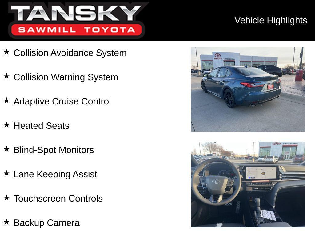 new 2026 Toyota Camry car, priced at $34,977