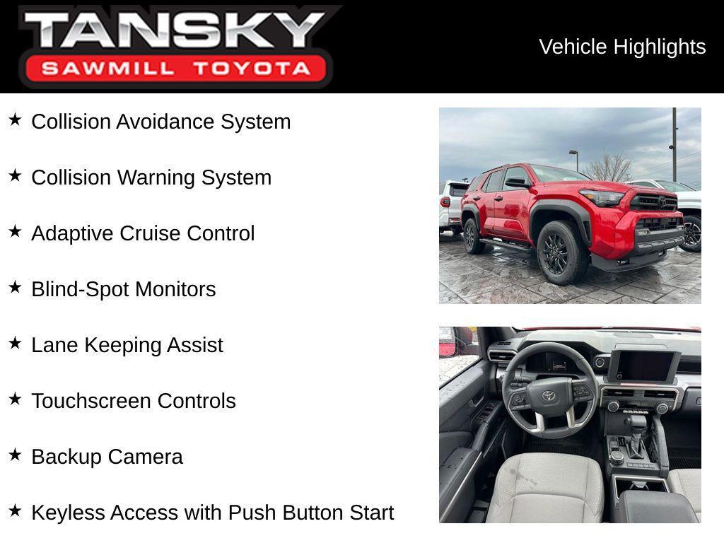 new 2026 Toyota 4Runner car, priced at $46,066