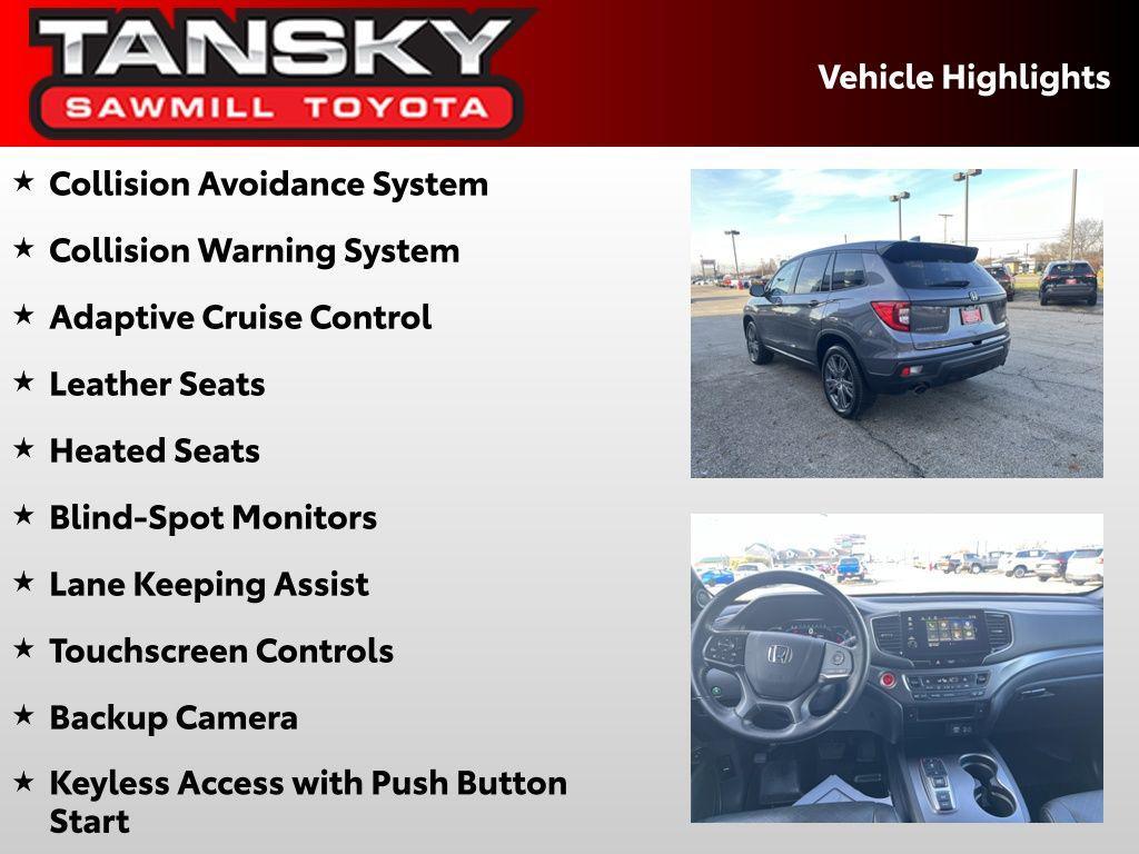 used 2020 Honda Passport car, priced at $19,236